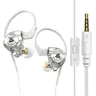 QKZ AK3 Wired In-Ear Headphone - Portable Gym Wired Earphones with Mic, HiFi Subwoofer, Noise Cancelling, 3D Stereo 8D Sound, Gamer Stuff Gaming Headset Console Accessory for Enhanced Gaming & Sports Use
