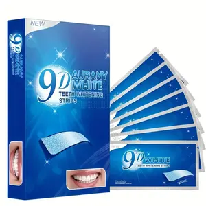9D Teeth Brightening Strips, 7/14/21/42 Pairs Deep Cleaning Teeth Strips, Teeth Brightener Strips, Daily Oral Care Products for Men & Women, Teeth Stain Cleaner, Whitening Teeth Strips