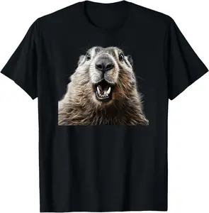 100% Cotton Funny Marmot T-Shirt