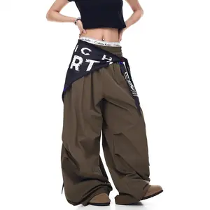 Wide-leg Cargo Pants