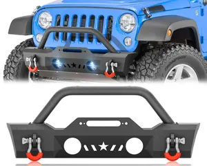 【EYOUHZ】Push Bumpers for Trucks Compatible with 2007-2025 Jeep Wrangler JK JL JKU JLU & Gladiator JT