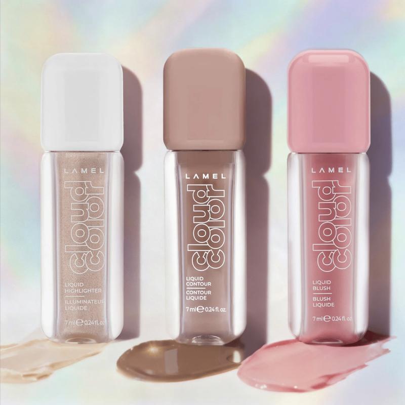 Cloud Glow Collection Blush, Contour and Highlighter