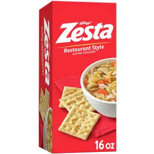 Kellogg's Zesta Original Saltine Crackers, Soup Crackers, 16 Ounce (Pack of 1)
