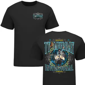Ty Murray Invitational PBR 2026 T-Shirt, Professional Bull Riders Rodeo Graphic Tee, Western Cowboy Bull Riding Shirt, Vintage Rodeo Event Apparel for Men Women Fans