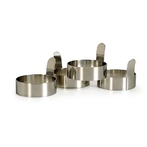 RSVP Set of 4 Stainless Steel Egg Rings