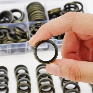 100Pcs boxed universal car oil seals, wear-resistant and leak-proof sealing parts for vehicle and industrial general use. With fine toughness, oil resistance, dustproof and anti-aging, it can effectively prevent liquid leakage, reduce mechanical friction.