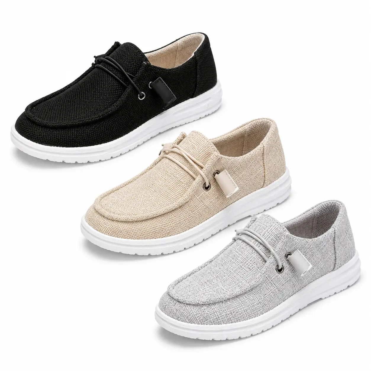 Women’s Casual Slip On Loafers Lightweight Moccasin Shoes Comfortable Boat Shoes for Walking Everyday Wear