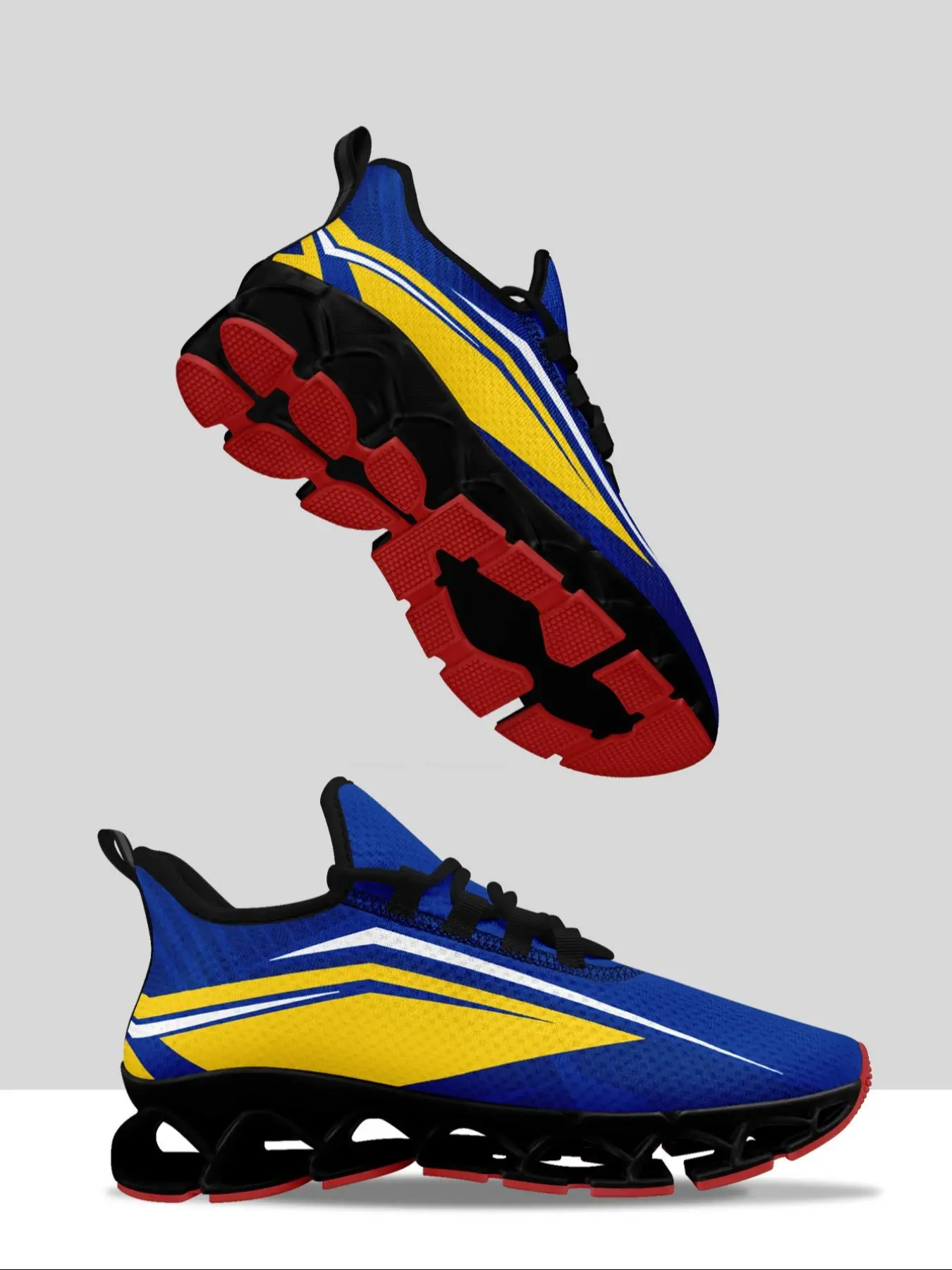 Men's Fashionable Striped Pattern Lace Up Low Top Sneakers, Casual Comfortable Breathable Fitness Running Shoes, Workout Sneakers, Running Trainers, Gym Training Sport Walking Shoes, Sporty Running Shoes, Athletic Running Shoes, Running Sports Shoes