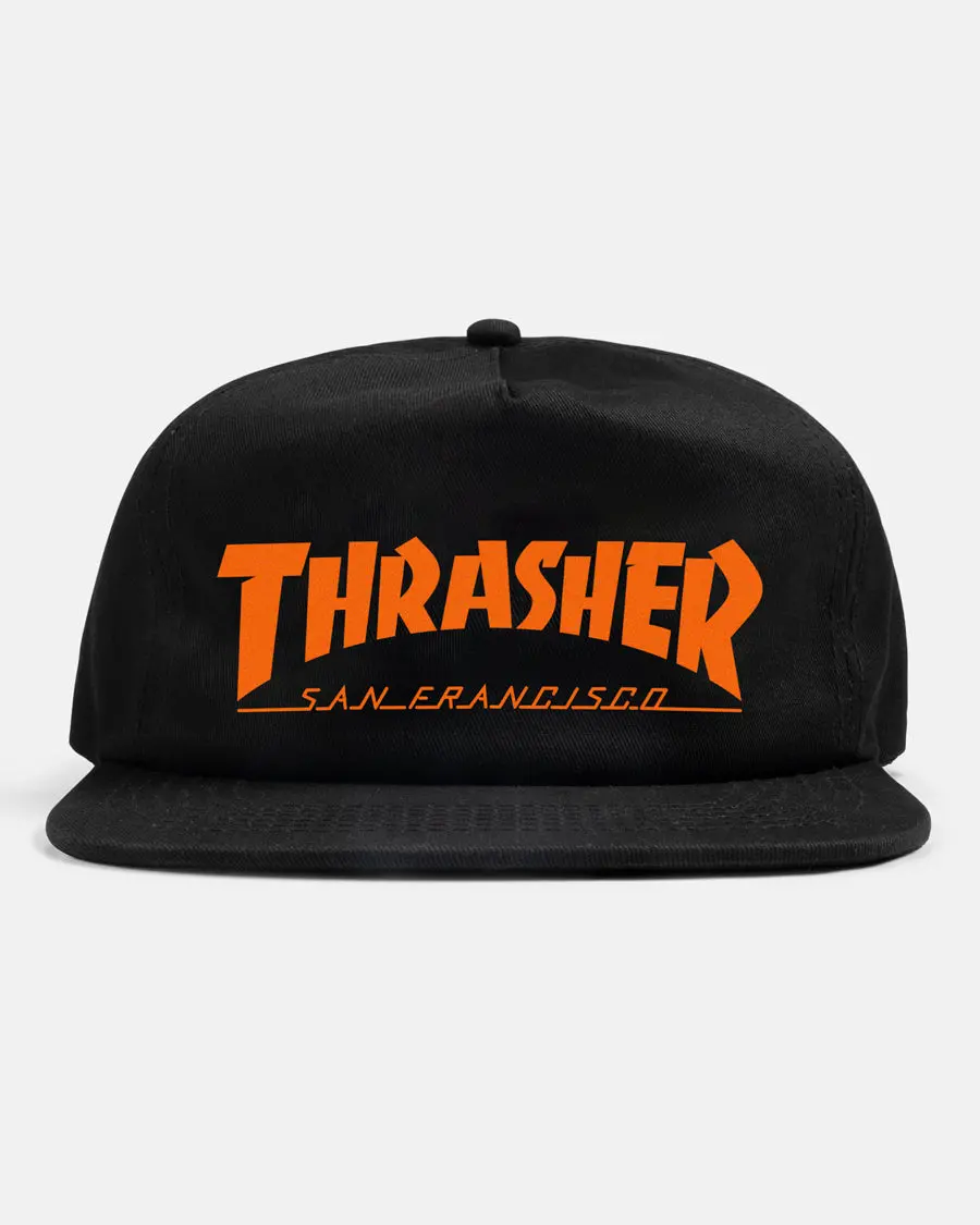 SF MAG SNAPBACK - BLACK/ORANGE