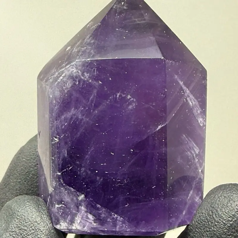 1.6” inch Amethyst Tower Specimen - Cut and Polished