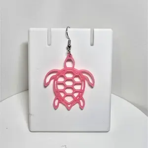 Sea Turtle Earrings - Pink Color, Unique Design, Perfect for Everyday Wear