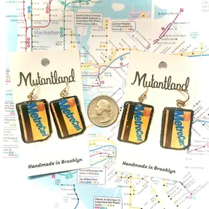 Metrocard Earrings