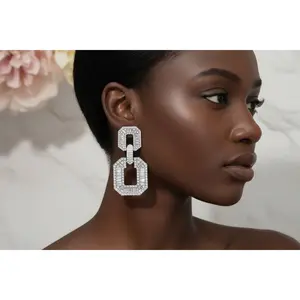 Baguette Stone Earrings