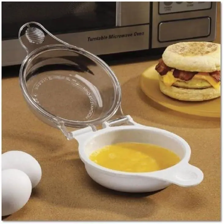 Microwave Egg Cooker, Poacher & Easy Scrambled Omelet Maker, Kitchen Household Products Breakfast Cookware, Utensils