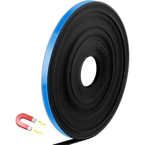 Magnetic Tape Roll Thin Strips, 0.39 Inch x 33 Feet Magnetic Board Dividers Whiteboard Graphic Decorative Tape Marking Line for Classroom Office Art Accessories(Blue)