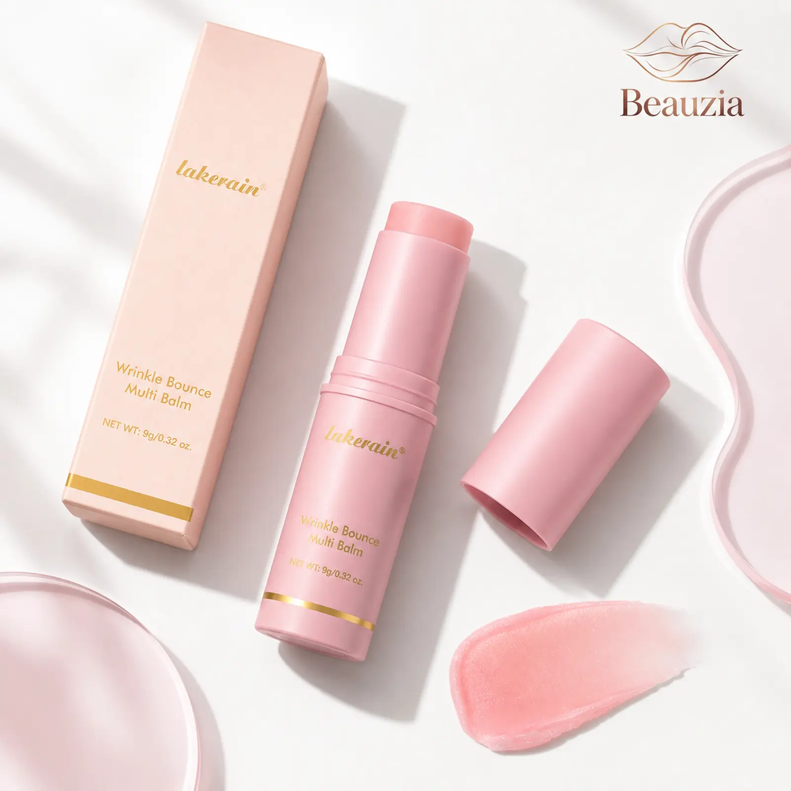 [NEW] Pink Collagen Volume Multi-Balm - K-Beauty Youth-Boost Stick for Fine Line Firming, Hydration, Under-Eyes & Lips, Travel Essential, Back to School Skincare