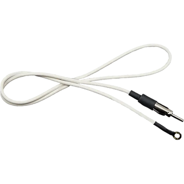 30 in. Soft Wire AM-FM Stereo Antenna, White