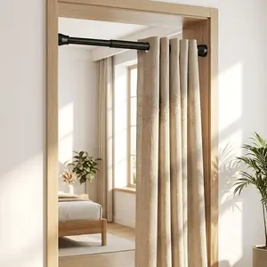 New 2.2cm Diameter Curtain Rod, Multi-Scene Use Shower Curtain Pole, Window Blind Rod, Wardrobe Rod, Home Decor Accessories