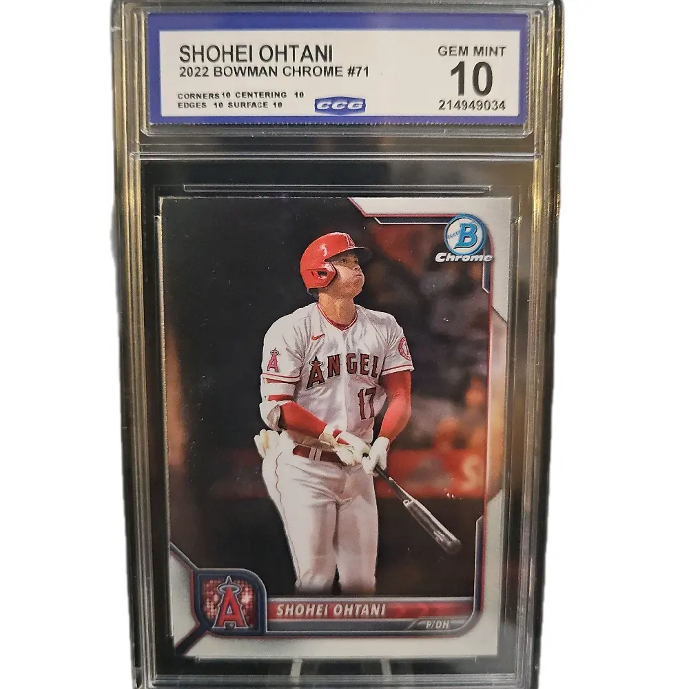 CCG GEM Mint 10 Shohei Ohtani 2022 Bowman Chrome #71