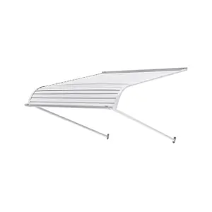VEVOR Aluminum Awning 40 x 42 in, Durable Window Awning Door Canopy, Lightweight and Stable Aluminum Exterior Awnings Rain Snow Sunlight Protection for Door Entrance Windows Patio Porch