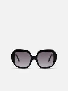FAYE in Black Acetate Grey Gradient Sunglasses by ALAN HAMMOND