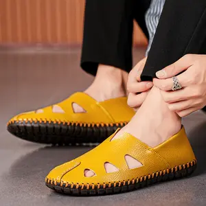 Men's Breathable Slip-On Shoes - Lightweight Durable for Beach Hiking Casual Walking, Summer Comfort