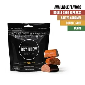 Dry Brew | Chewable Coffee Bites Variety Packs - Real Caffeine Energy Chews Portable Coffee Snack