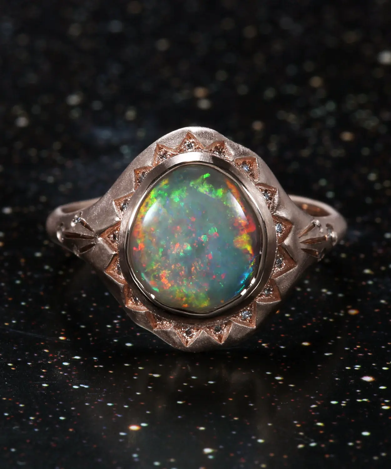 My Sunshine Galactic Sky Opal Ring My Sunshine Galactic Sky Opal Ring