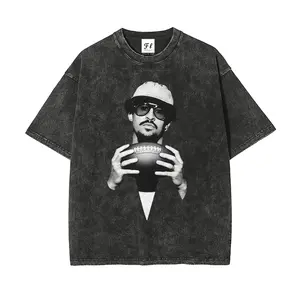 2026 Bowl Football Gameday Half Time Show Print Oversize Unisex Washed T-Shirt for Women and Men's Unisex Fit Batik Cotton Oversize Streetwear Menswear  Super Soft Pre-Shrunk