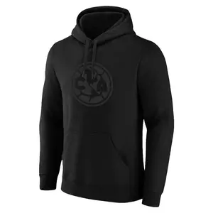 Liga MX Club America Blackout Front Logo Pullover SS Grade Soccer Hoodie Cotton - Custom Your Name & Number