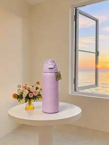 Owala 32oz Chic Lavender Insulated Water Bottle | Leakproof | Cup Holder Friendly | Aesthetic Daily Use Drinkware Flasks Tumbler Mug Bottled Portable gym pink Pure Copper with Bag