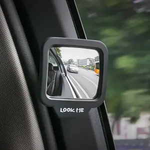 1pc Adjustable Car Back Seat Rear View Mirror - Interior Sets for Safe Driving - Wide Angle Convex Mirror for Clear Rear View, Easy Installation, and Shatterproof Design, Car Rearview Mirror