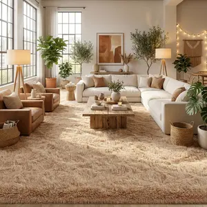 BOOPBEEP Rug For Bedroom Rugs For Living Room, Shaggy Area Rug Living Room Rugs Bedroom Rugs, Super Soft Cozy Rug Non-Slip Carpet For Bedroom Decor, rugs for room men, Room Decor Home Decor rug floor mat fuze rug