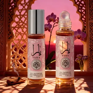 Women's Alcohol-Free Rollerball Perfume 10 mL, Oriental Floral Fragrance with Orchid, Apple, Cucumber, Vanilla, Tropical Fruits & Musk