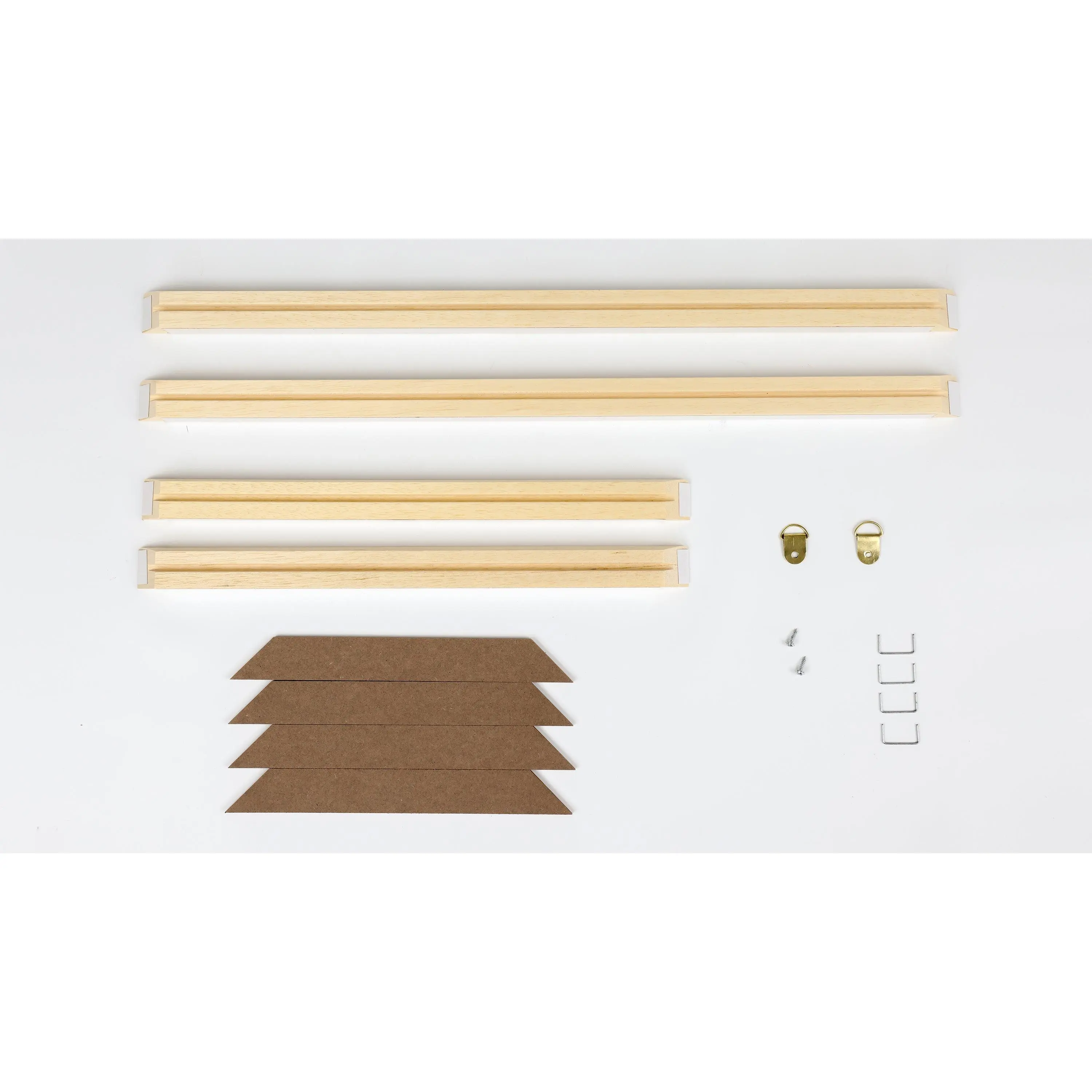Customized Sized DIY Solid Wood Canvas Frame Kit For Oil Painting & Wall Art - Easy to Build Canvas Stretching Bar System