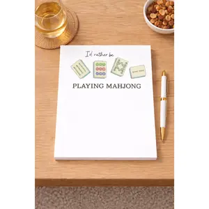 I'd Rather Be Playing Mahjong Notepad