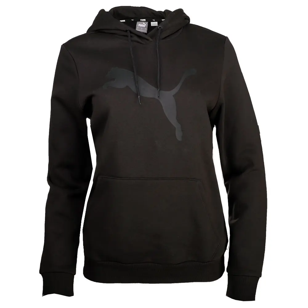 PUMA Womens Essentials Cat Logo Hoodie Casual Outerwear Casual - Black PUMA Womens Essentials Cat Logo Hoodie Casual Outerwear Casual - Black