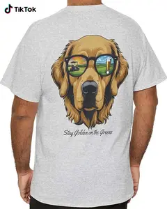 Stay Golden On The Greens Shirt For Men - For Women, Funny Golf Dog Golden Sweatshirt, Golf Fans Gift Hoodie, Casual Cotton Top