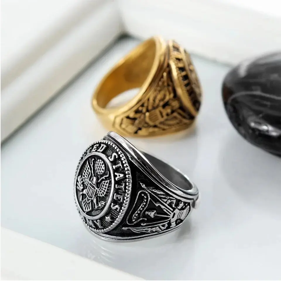 Men’s army ring -  Daily Birthday Anniversary Male Gifts for men