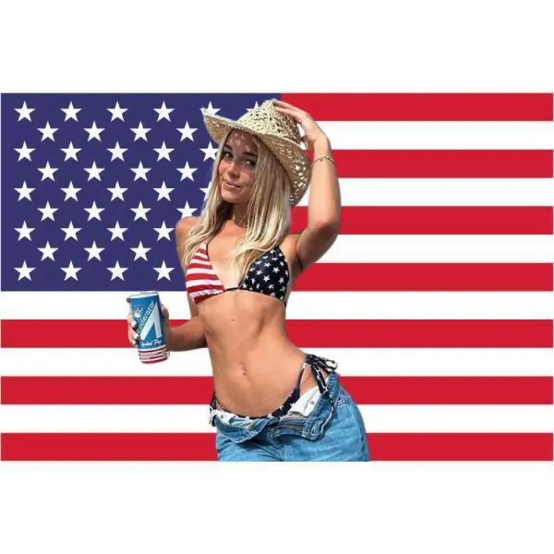 Patriot Cow Girl Livvy Dunne Tapestry Room Decoration American Flags Top Flag High Quallty Gift Flag For Girls For Mens Room Sexy Flag Shop Now Banner/Wall/Flag(3x5Ft) Decoration Indoor Outdoor Tapestry Home Decor Flag Boys and Girls Room D