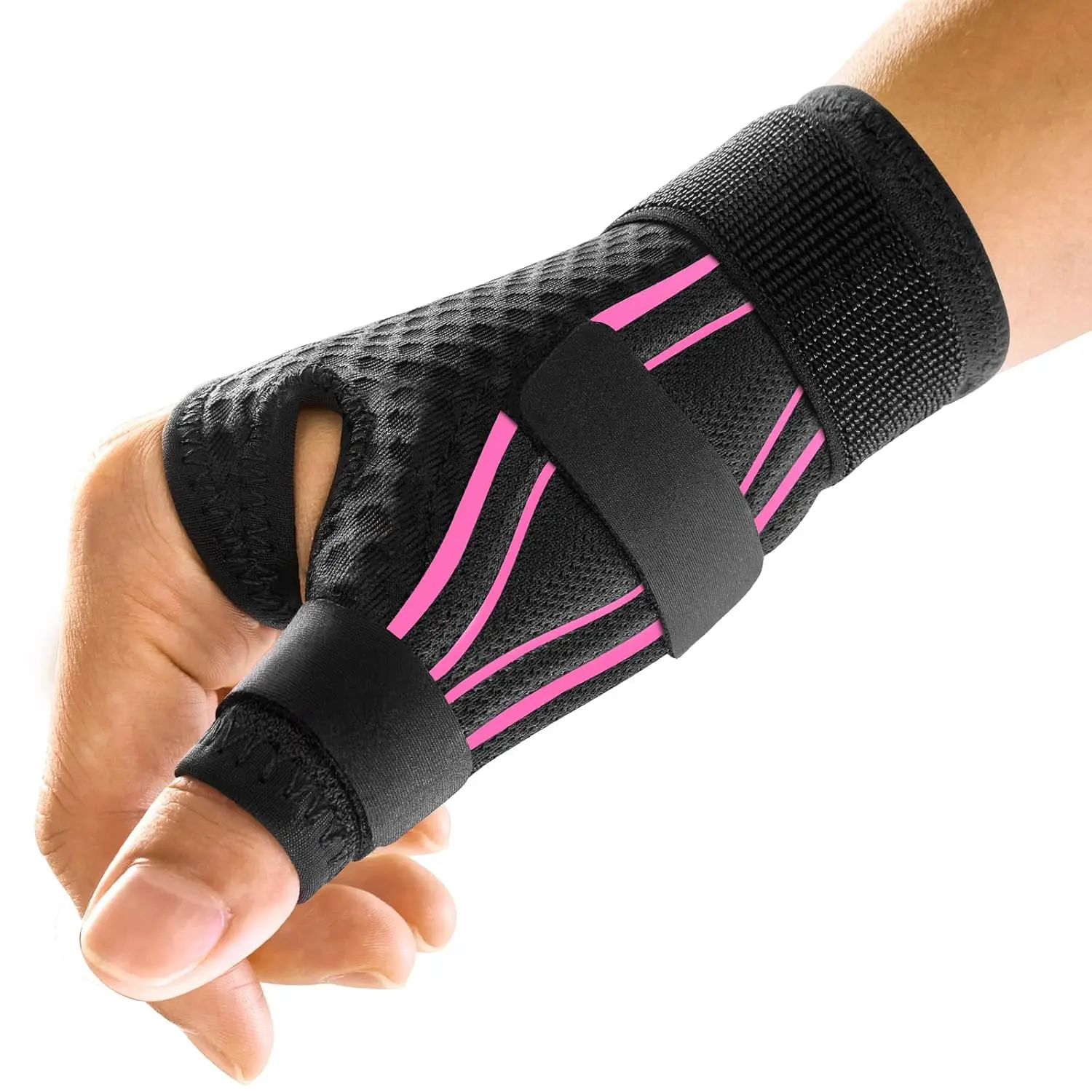 FREETOO Ergonomic Thumb and Wrist Brace for Right and Left Hand Thumb Spica Splint Stabilizer for Arthritis De Quervain Syndrome Tendinitis Trigger Thumb CMC Joint Pain Relief Breathable Support Belt for Sleeping Work Typing