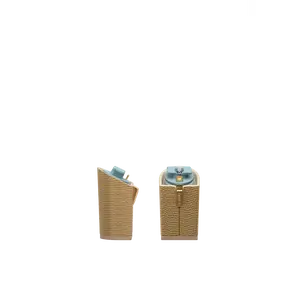 Block Heel Kit 4 Gold Metallic Snake