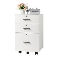 White-3 drawers