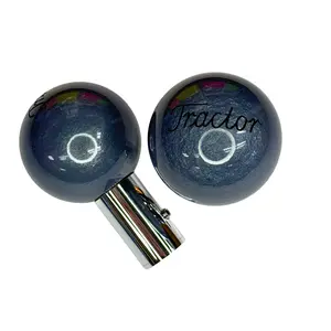 Twisted Shifterz - Brake Knob Engraved Tractor V1 Pearl Finish