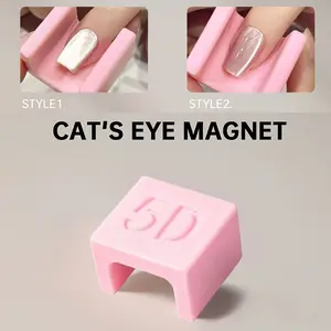 Nail Art Magnetic Tool Set, Beginner-Friendly Lightweight Cat Eye Design Kit, Abs Material, & Options Available, Essential Manicure Accessories