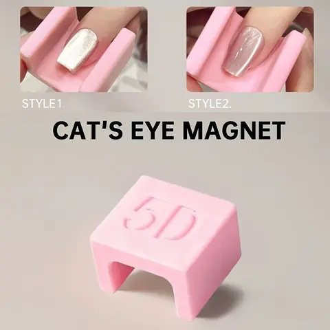 Nail Art Magnetic Tool Set, Beginner-Friendly Lightweight Cat Eye Design Kit, Abs Material, & Options Available, Essential Manicure Accessories