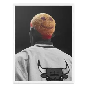 RODMAN Poster with Matte Finish, An Unframed  Print for Christmas Gift Ornaments and Wall Decoration with a Modern and Sporty Aesthetic.