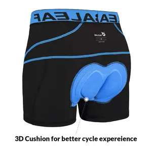 baleaf Men's Summer Bike Shorts - 3D Padded Cycling Underwear with Flat Seams & Moisture Wicking Fabric