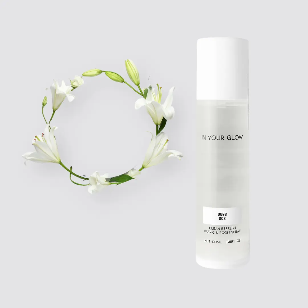 CLEAN REFRESH FABRIC & ROOM SPRAY D008 DOS 100ml Fragrance Perfume Scented Fine mist with Organic Sugar Cane Alcohol for Freshness & Odor Neutralization
