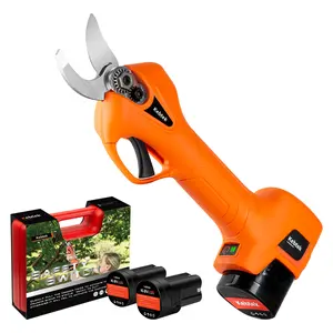 Kebtek Pruning Shear Battery Powered, Electric Pruning Shears Cordless Portable Electric Pruner with 2Pack 2Ah Rechargable Batteries -16.8V 25MM(0.98Inch)Cutting Diameter